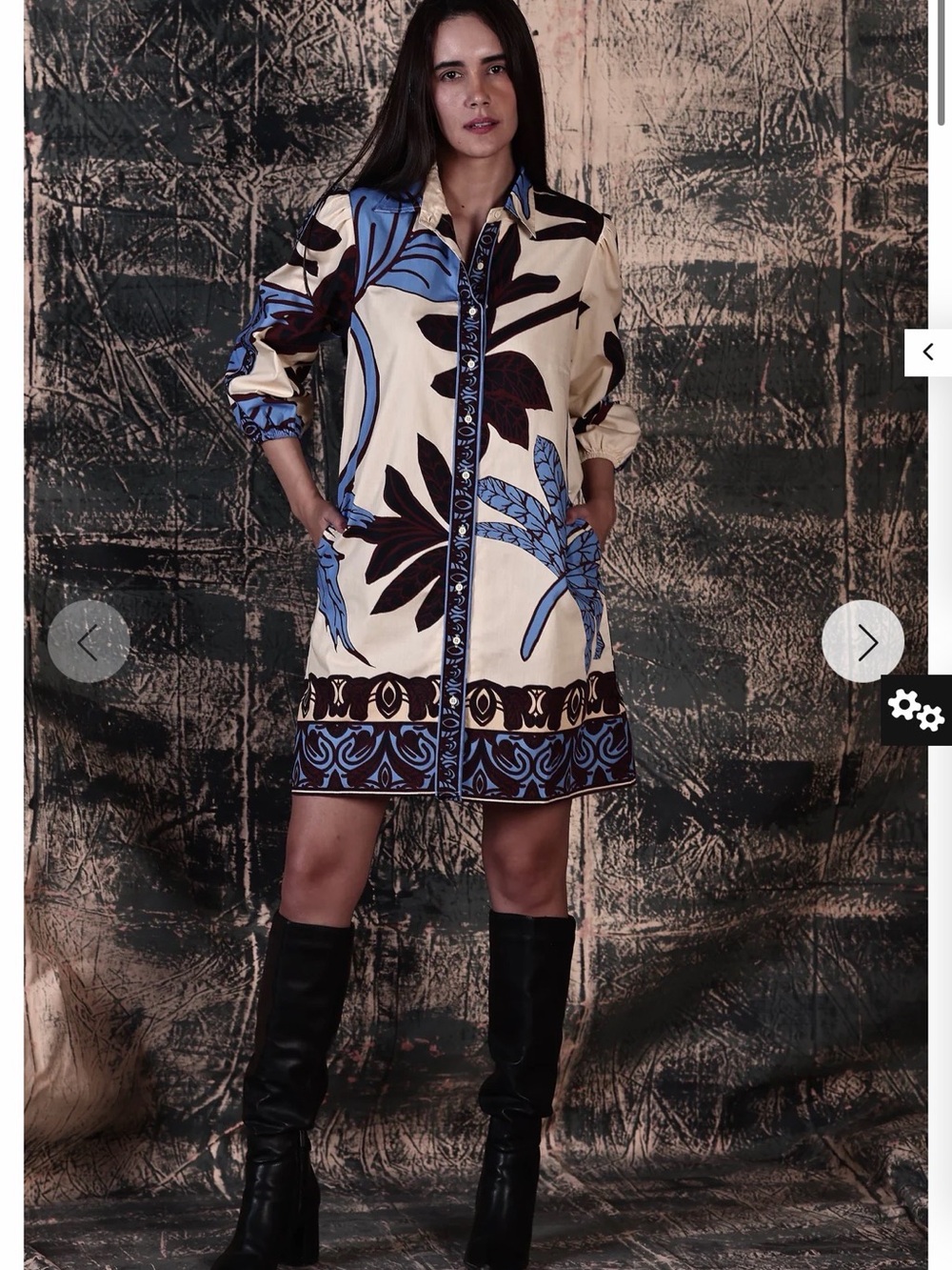 Maude Vivante MAJESTIC LEAVES AVA DRESS